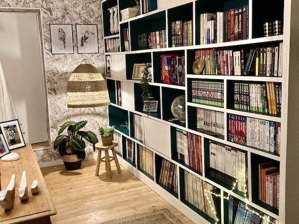 Bibliothèque sur mesure : création d&rsquo;un coin lecture familial
